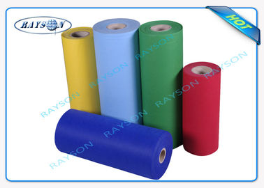 ใช้ในบ้าน PP Spunbond Non Woven Fabric Roll 40gr ด้วยสีต่างๆ